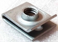 Клипса М6х1.0мм, сталь