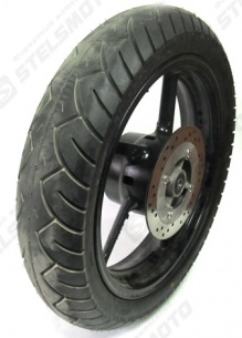 Колесо заднее (шина 130/70-17 (YX-P123), с ал.диском), в сборе STELS FLEX 250