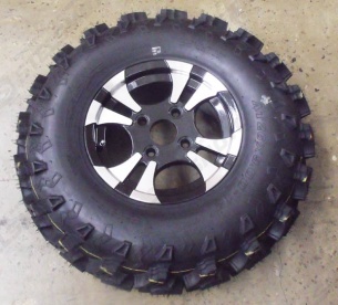 Колесо в сборе (шина AT26x10-12 (FORSAGE P376)  диск12х7.5 алюм),левое STELS ATV 600Y LEOPARD