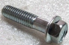 Болт с фланцем M6х1.0х25/16мм (оцинков.), сталь