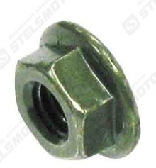 Гайка с фланцем M6х1.0мм, сталь