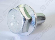Болт с фланцем M10×1.25×25мм -10Т , сталь